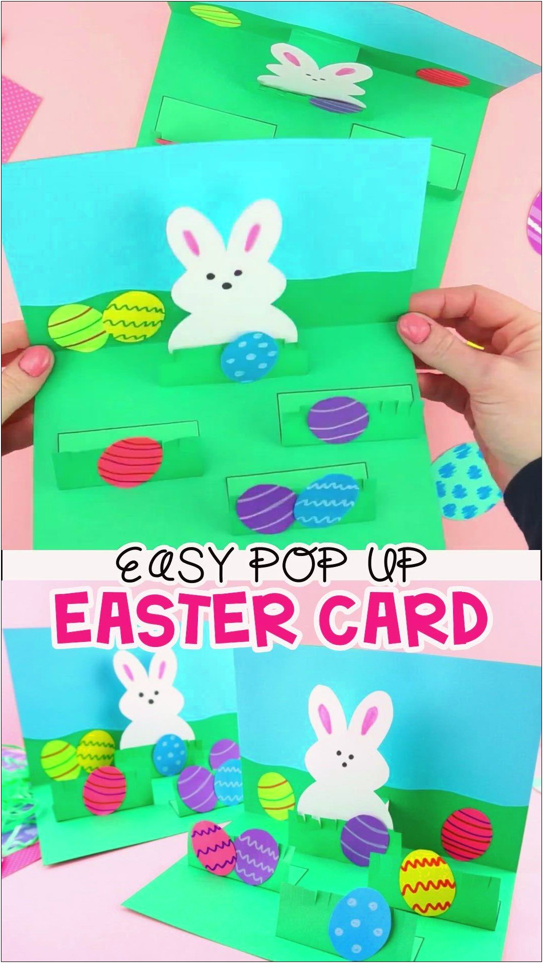 Pop Up Easter Card Template Free