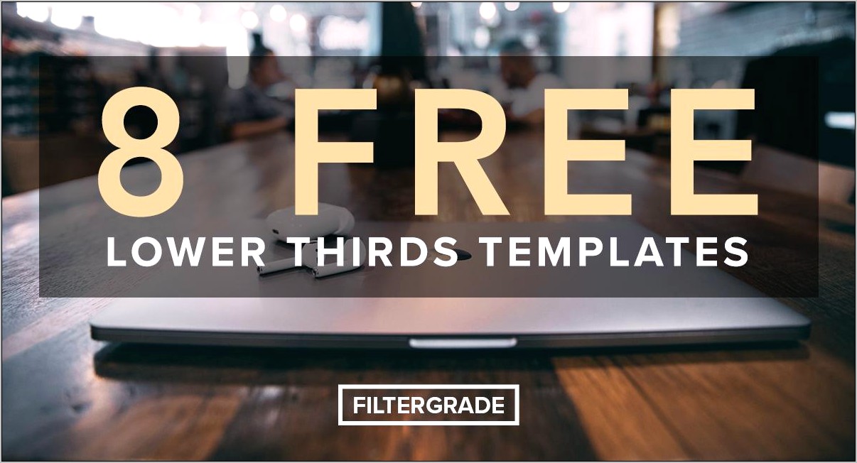 Premiere Pro Free Lower Thirds Templates