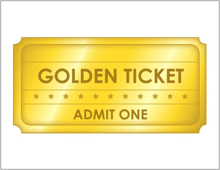 Print Your Own Tickets Template Free