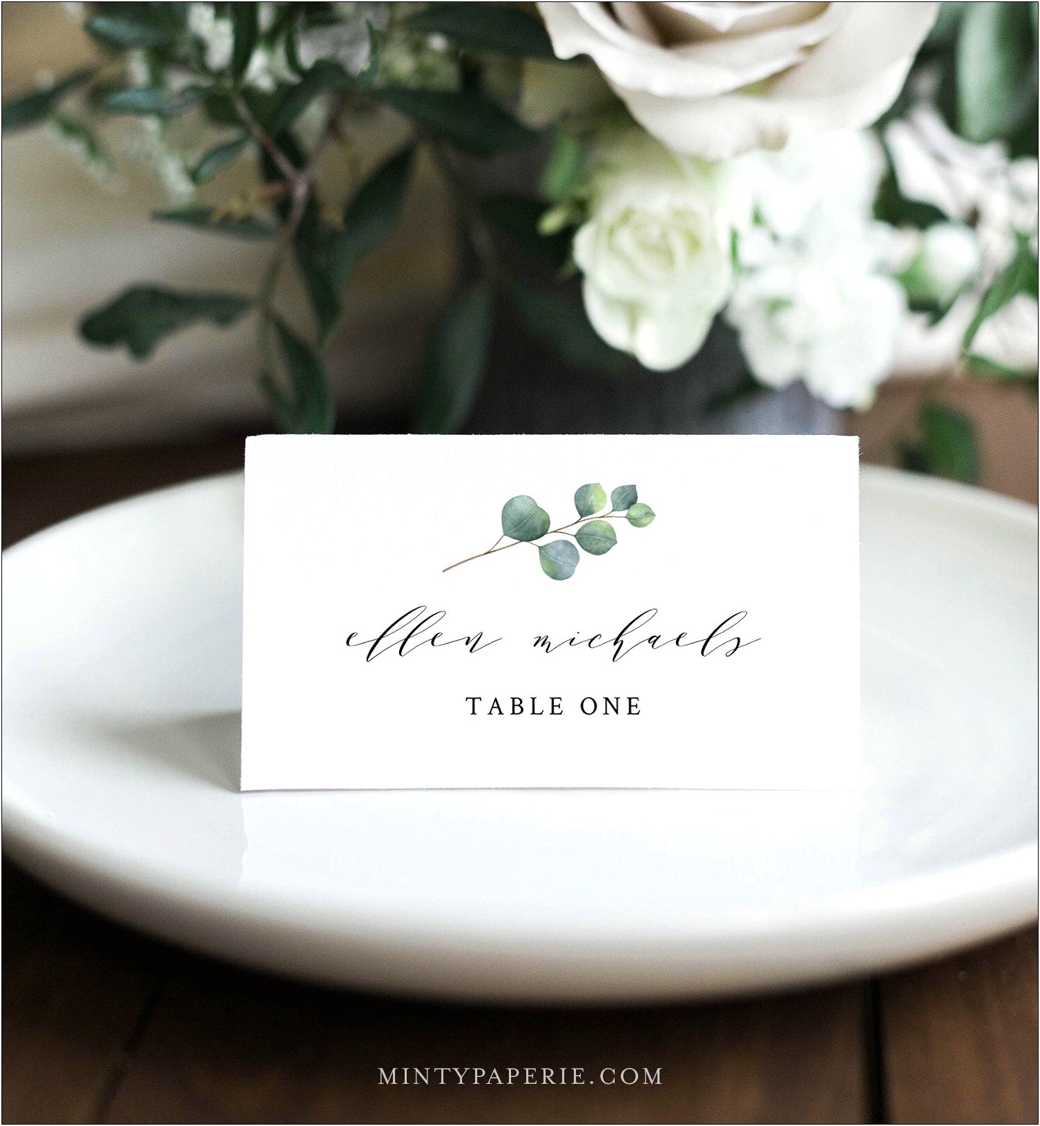 Printable Place Card Template Free Download