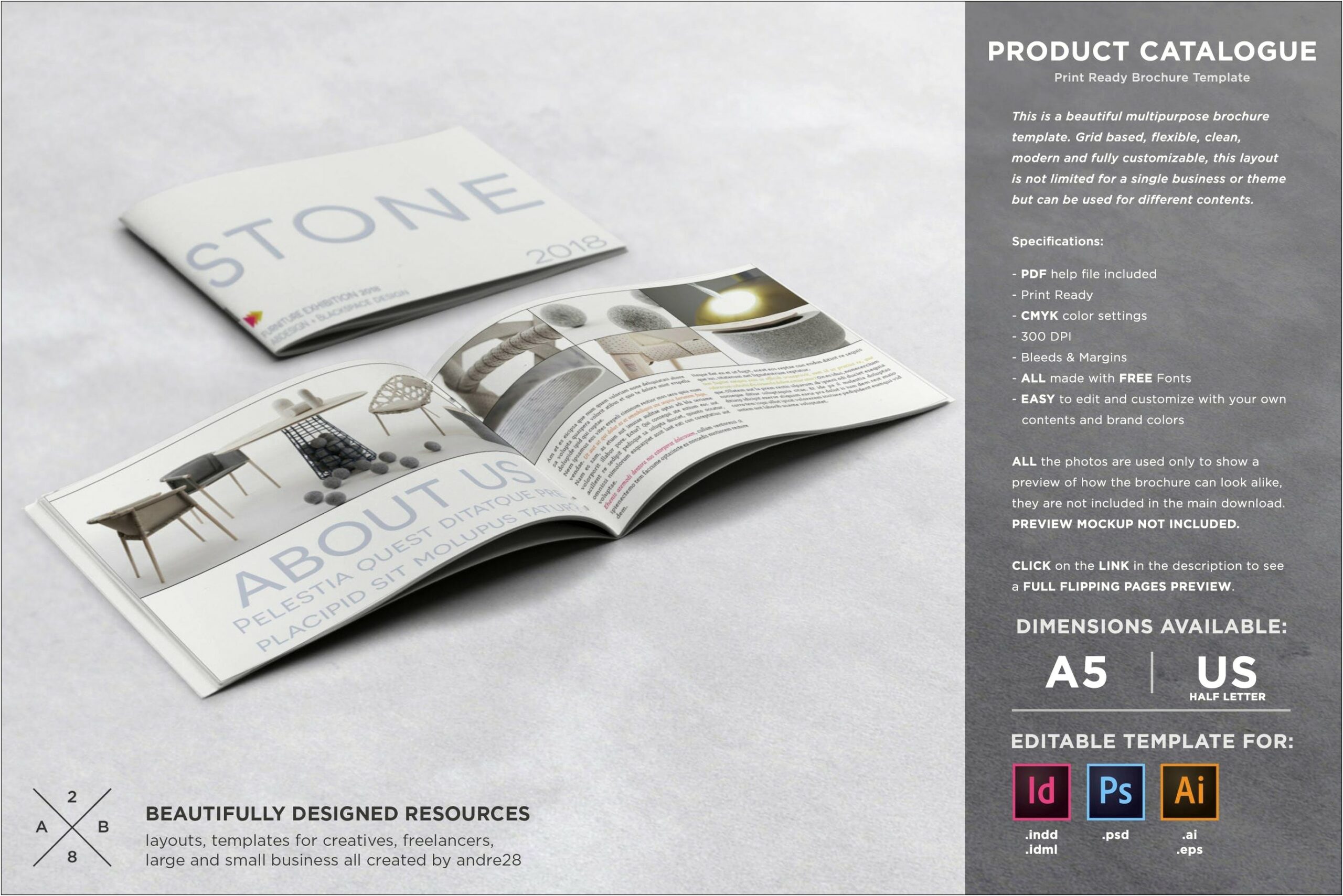 Product Catalogue Template Psd Free Download