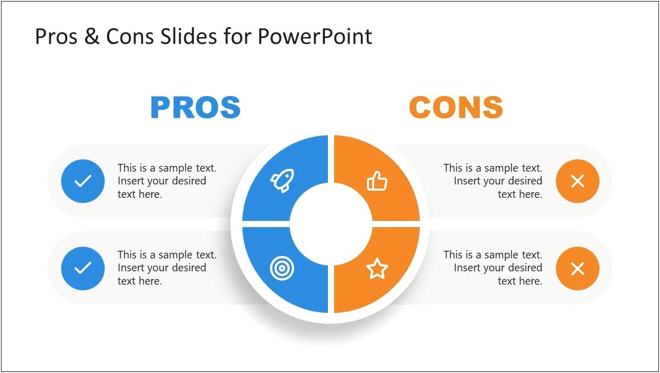 Pros And Cons Template Ppt Free