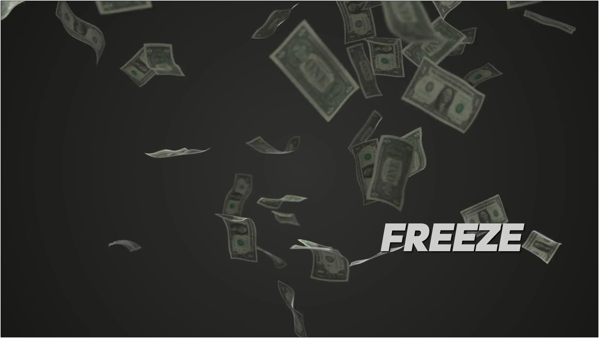 Raining Money After Effects Template Free