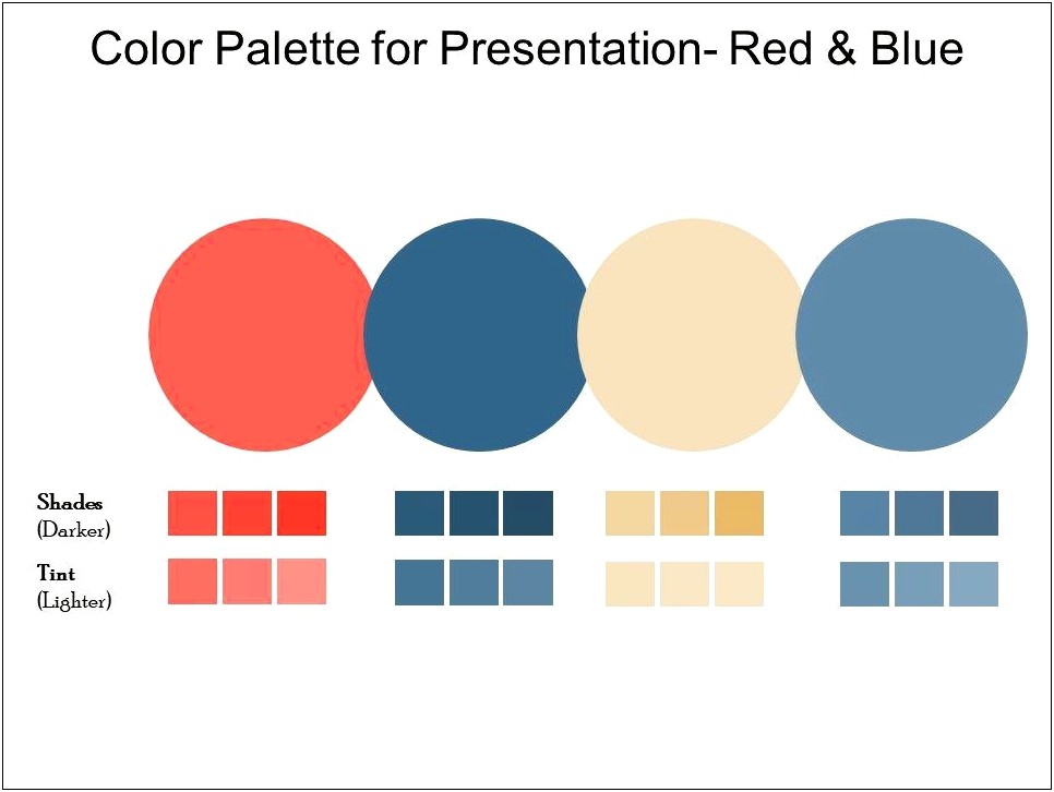Red And Blue Powerpoint Template Free