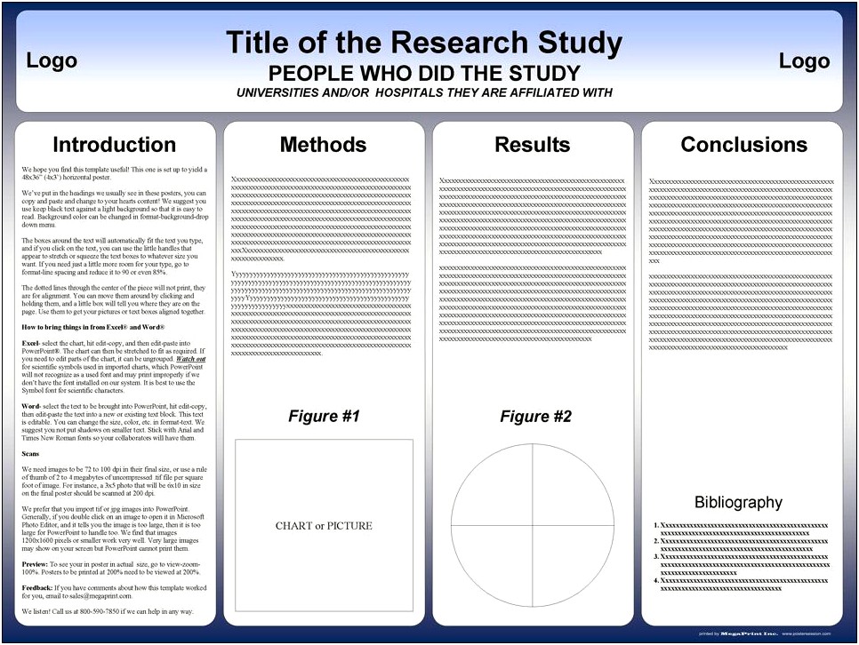 Research Poster Template Free Download Word