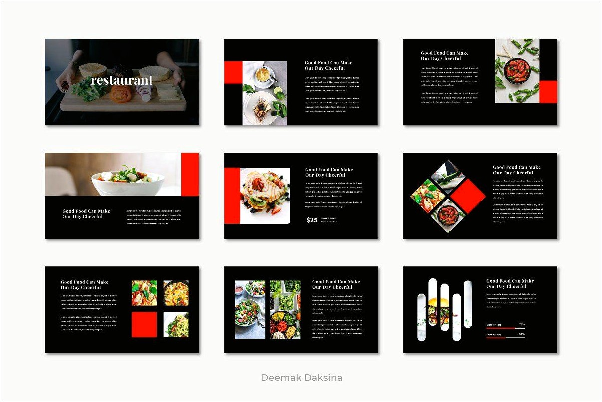 Restaurant Powerpoint Presentation Templates Free Download