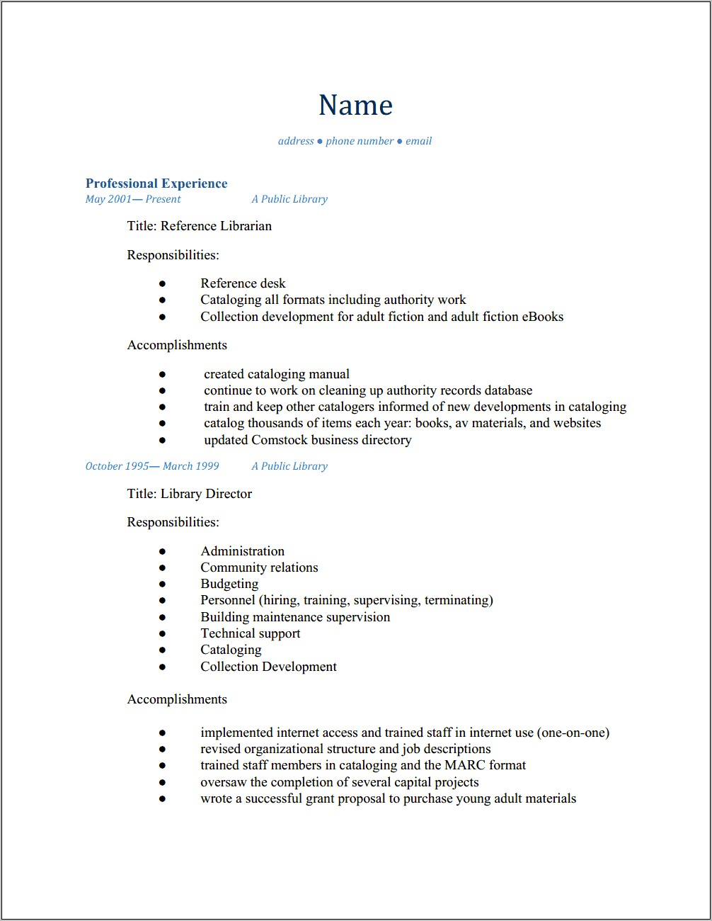 Resume Should You Put Future End Date
