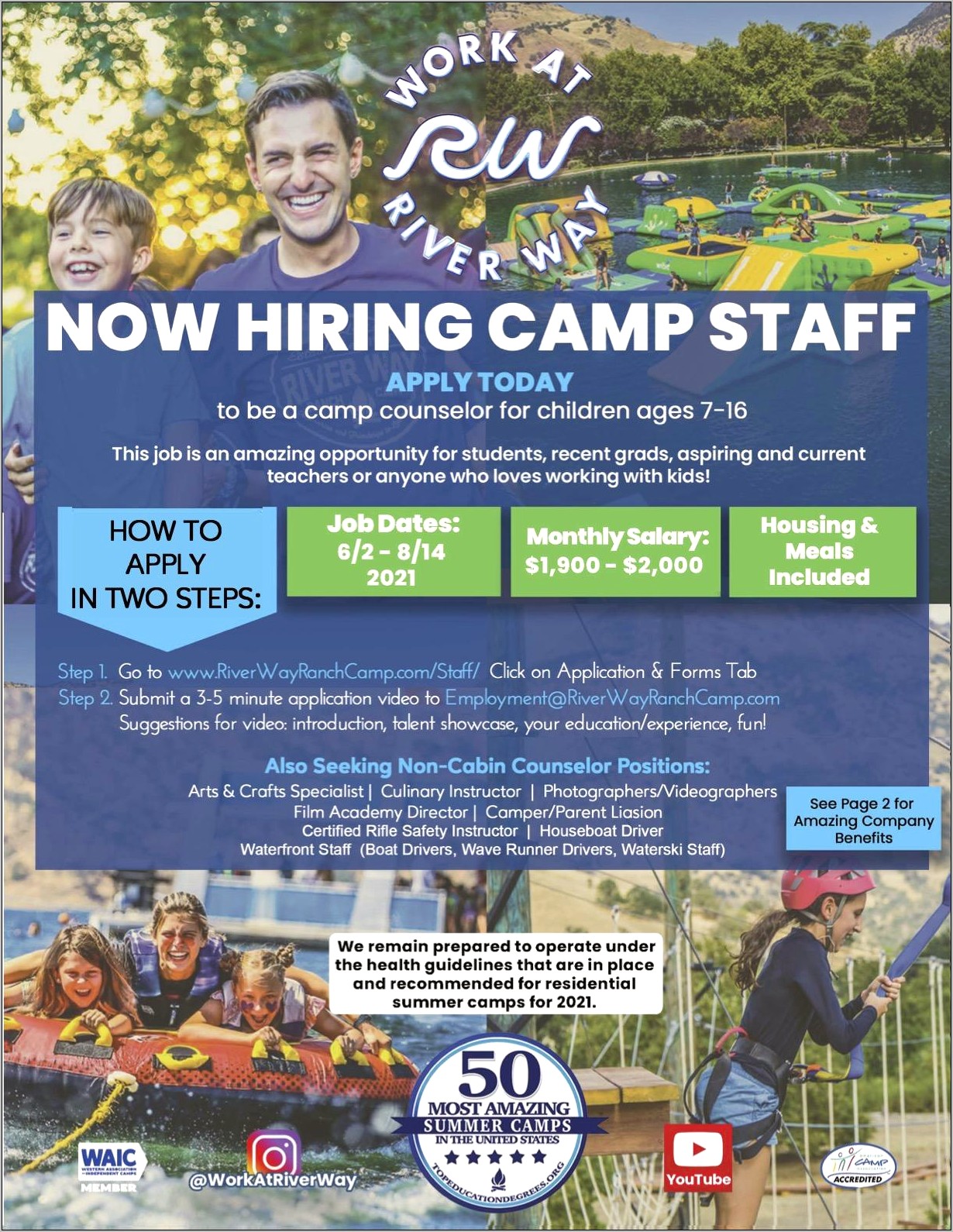 Resume Skills For Summer Camp Counselor