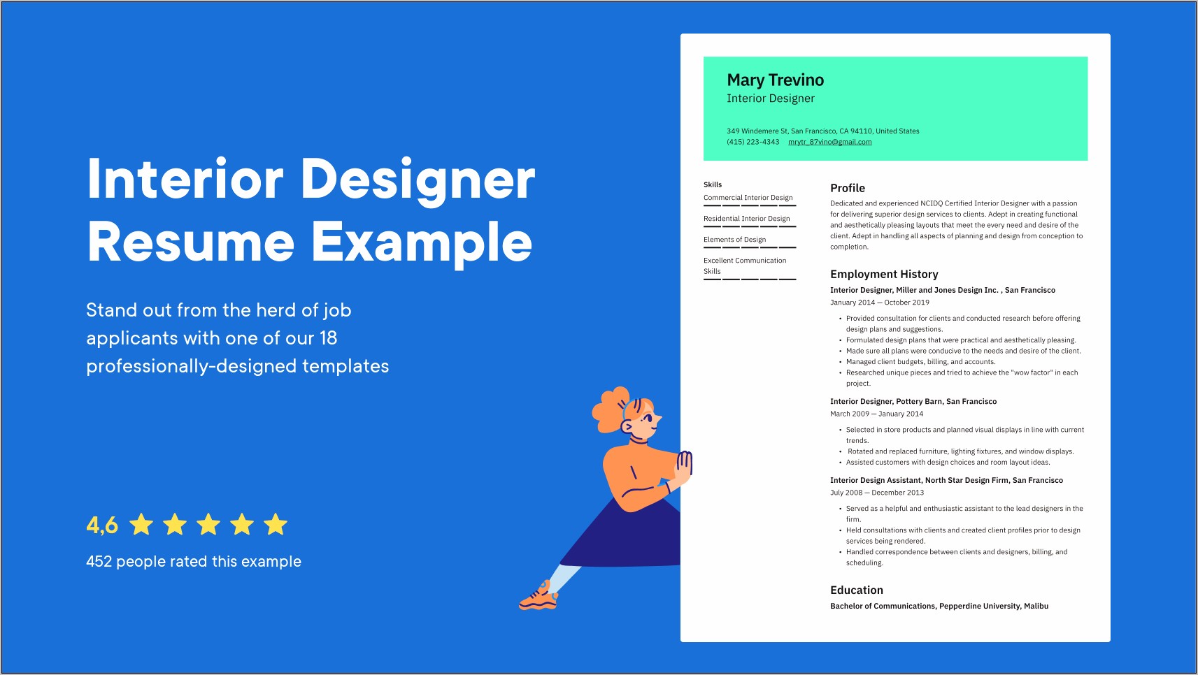 Resume Summary Examples For Interior Designers