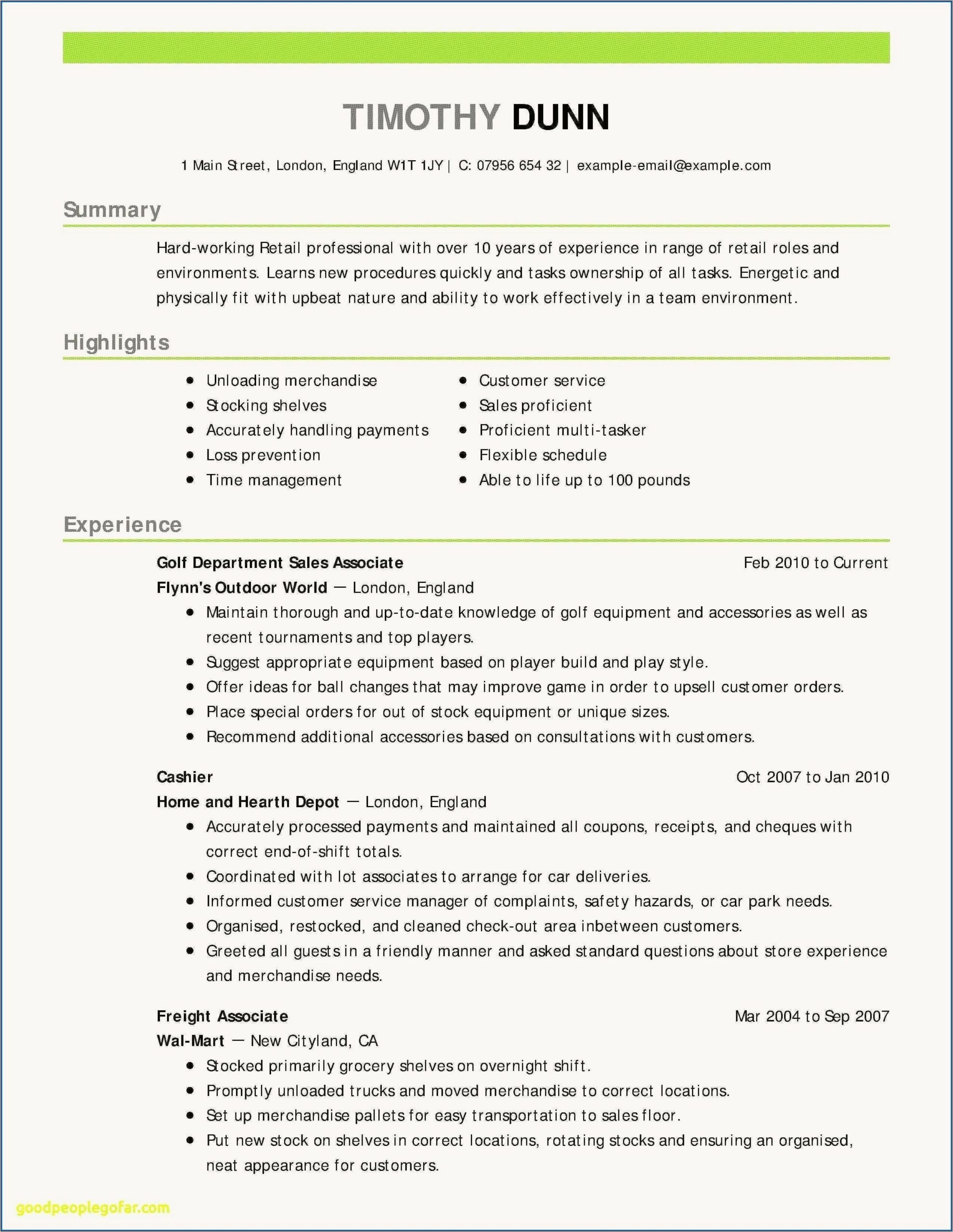 Resume Summary For Auto Sale Cordinator