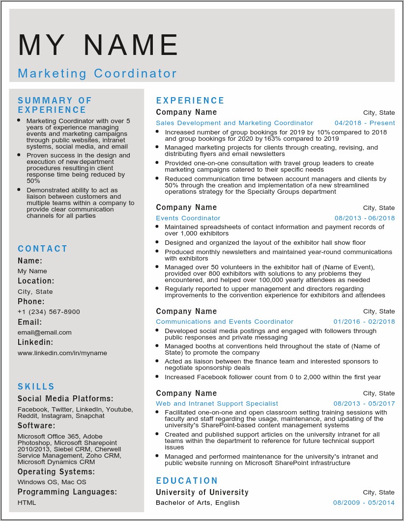 Resume Summary For Dynamics Crm Professional