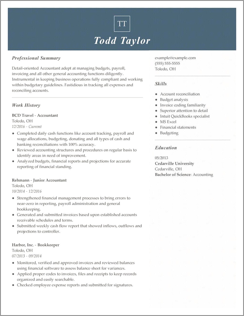 Resume Summary Statement Examples Accounts Receivable