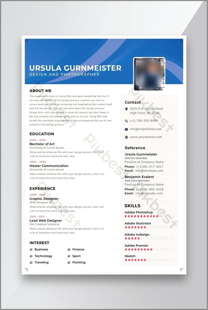 Resume Template That Fits A Lot