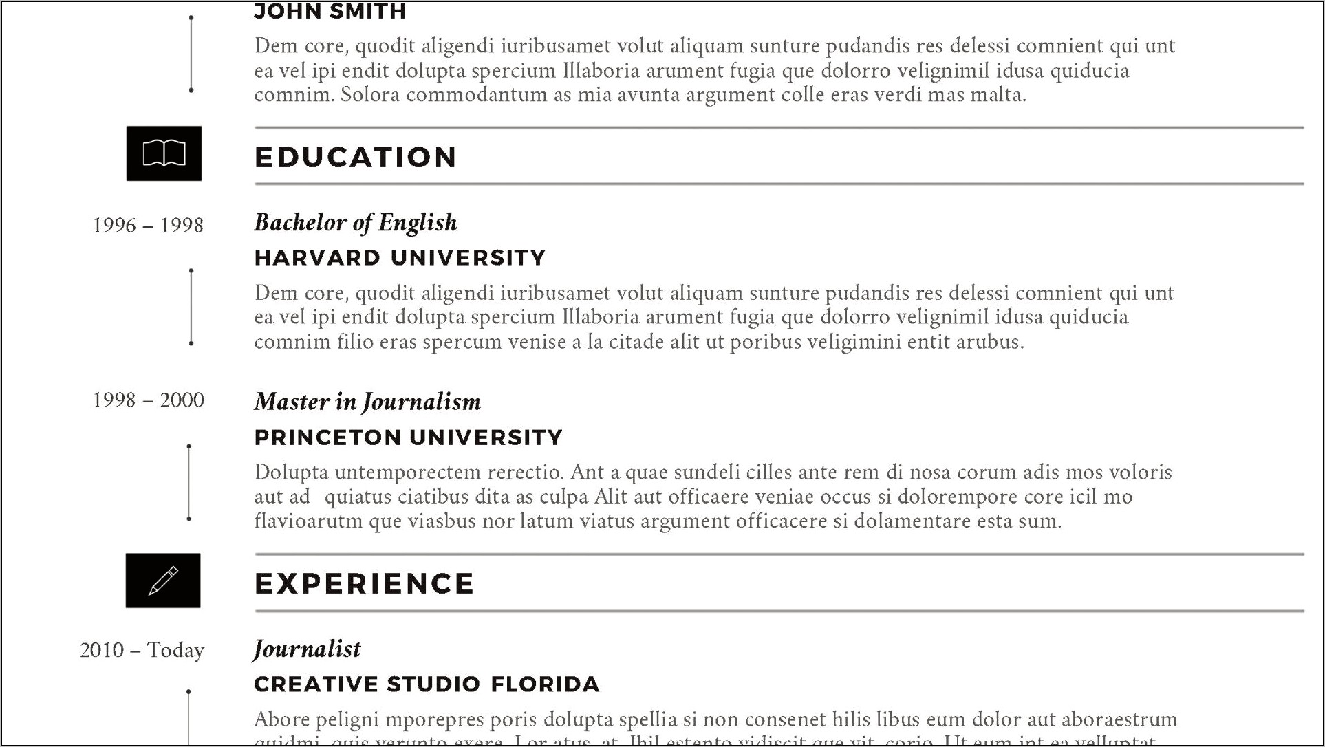 Resume Templates Compatable With Open Office