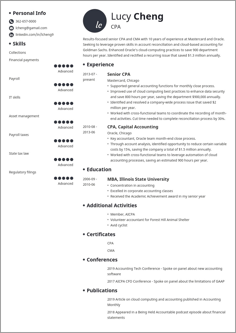 Resume Templates Easy To Create Online