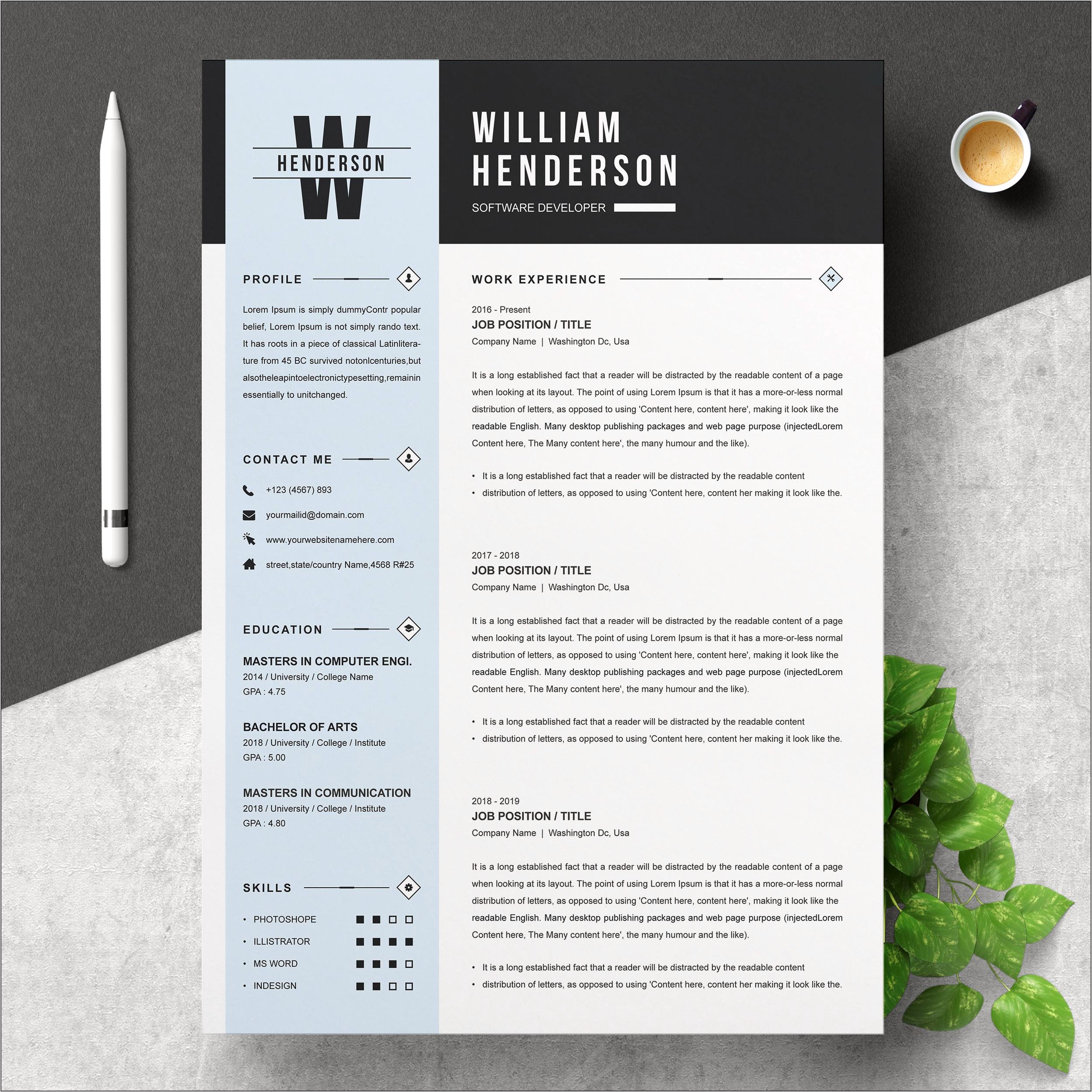 Resume Templates For 2018 Word On Mac