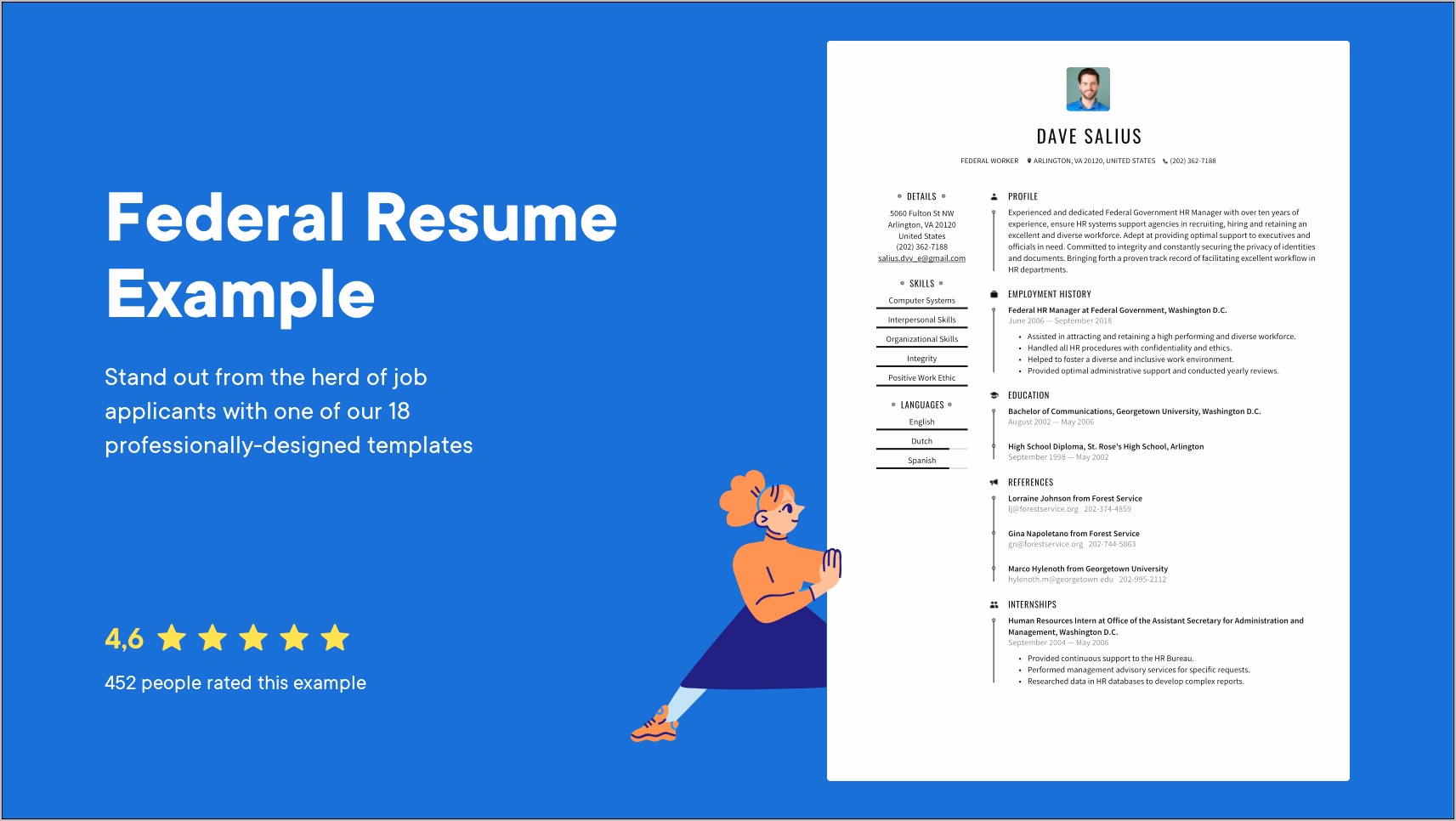 Resume Templates For Us Government Jobs