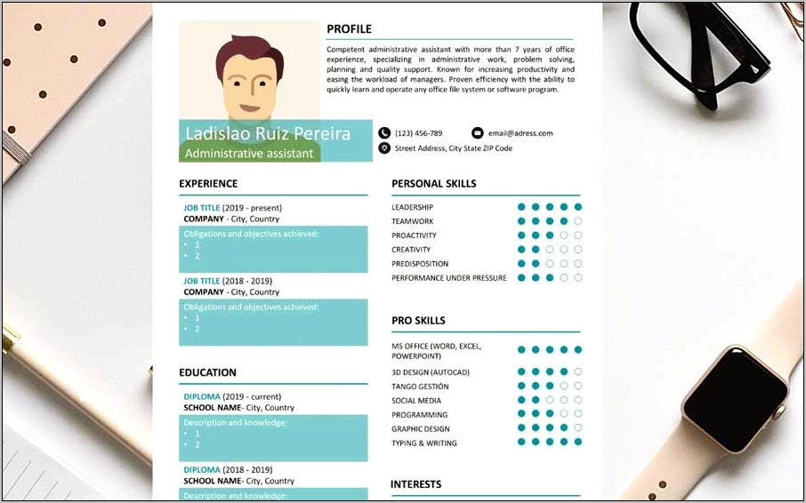 Resume Templates Free Download For Experienced Professionals