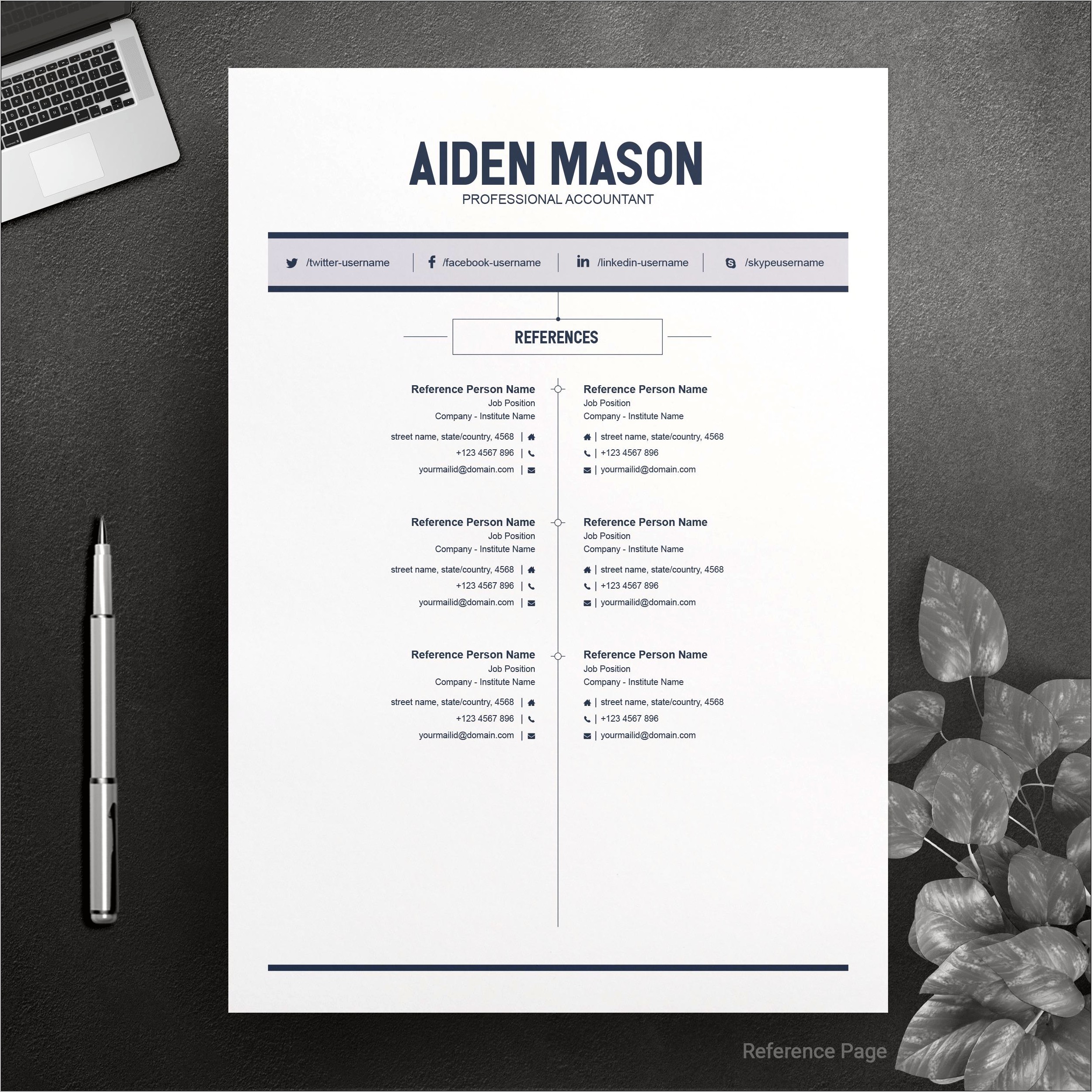 Resume Text Template Copy And Paste