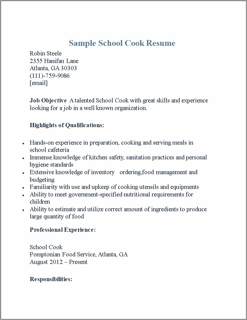 Resume Use School Email Or Personal