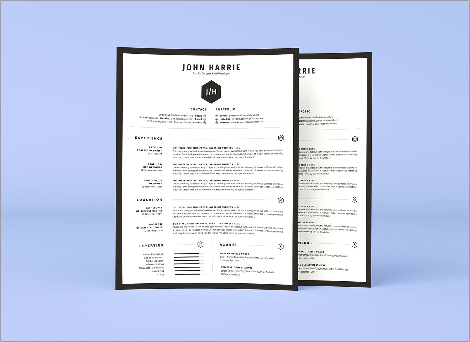 Resume With Cover Letter Templates Free