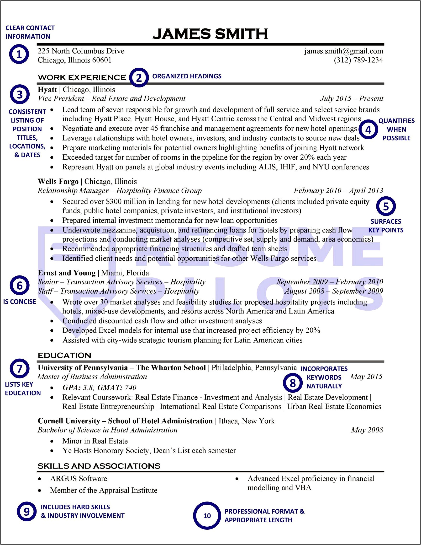 Resume With Dean's List Sample