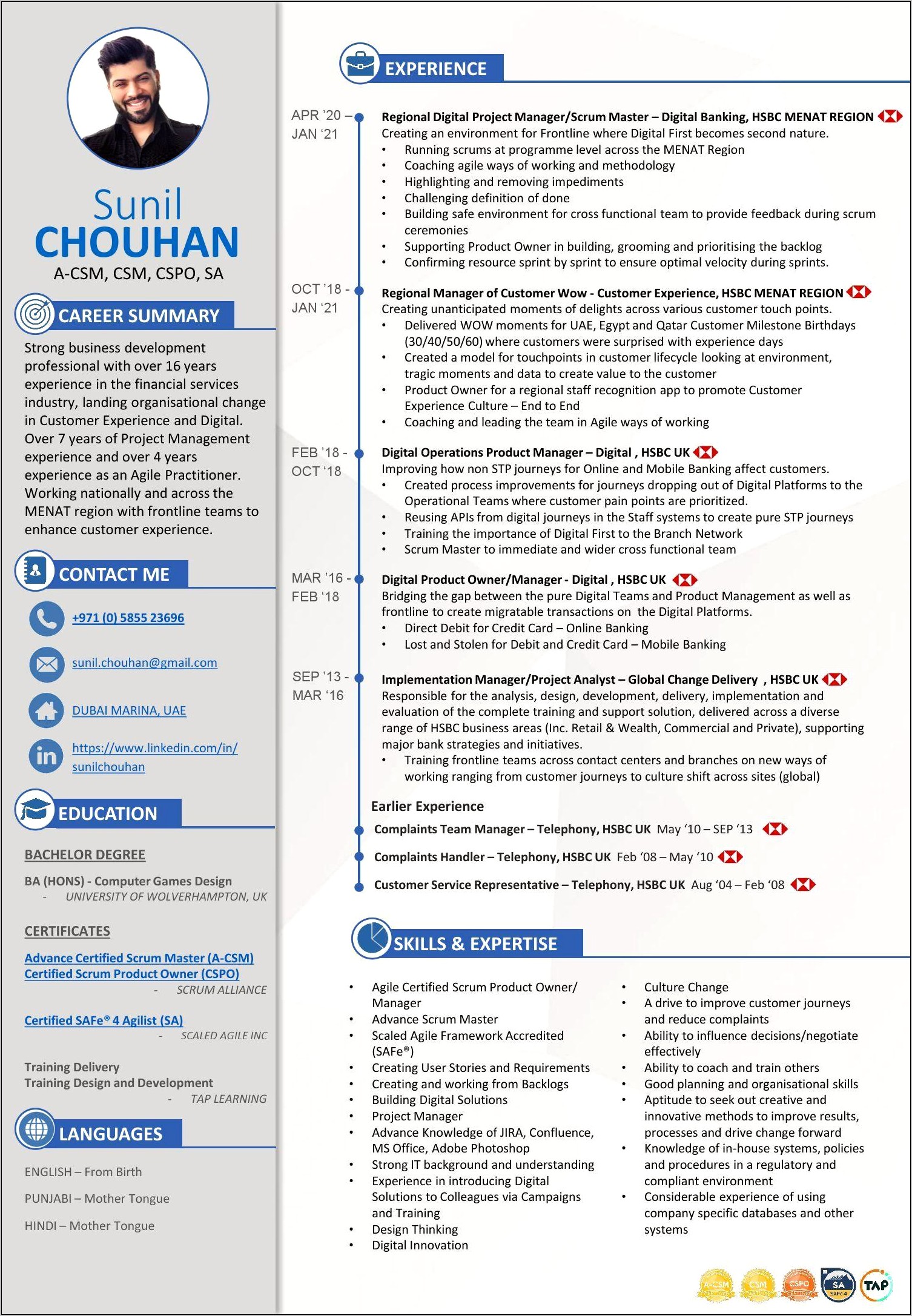 Resume Worked In An Agile Environment With Scrum