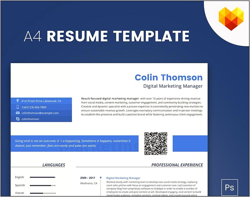Resume Worked Through A Massive Transition