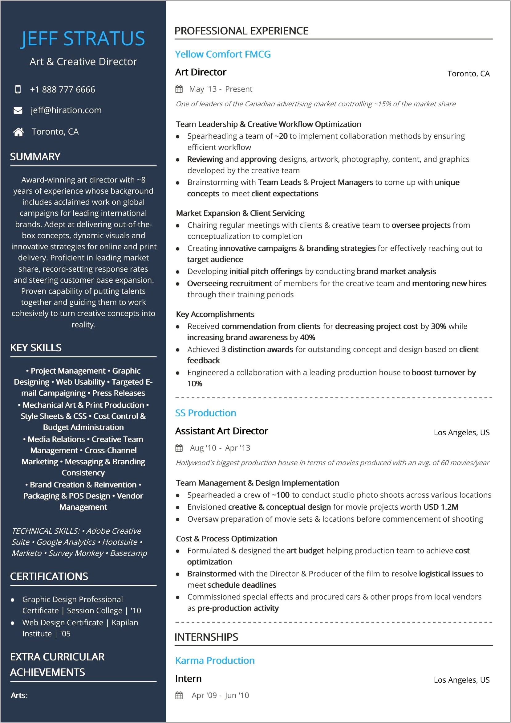 Resume Working In A Movie Theatre