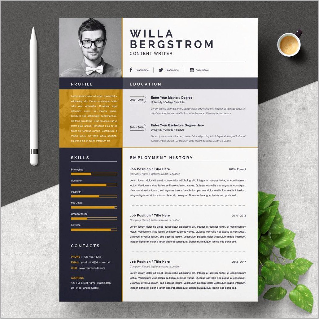 Resume Writing Templates That Stand Out