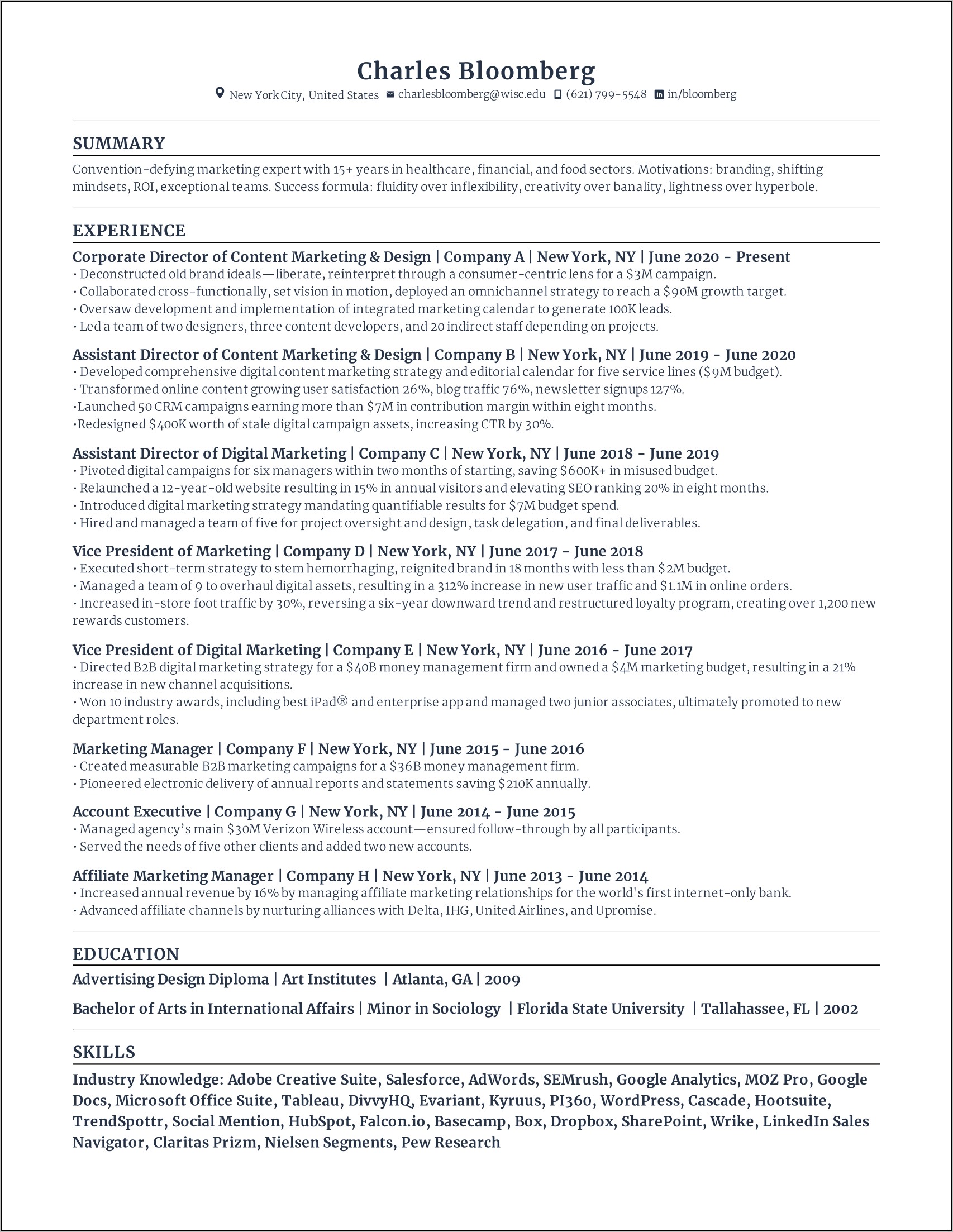 Resumes And Ats Years Of Experience
