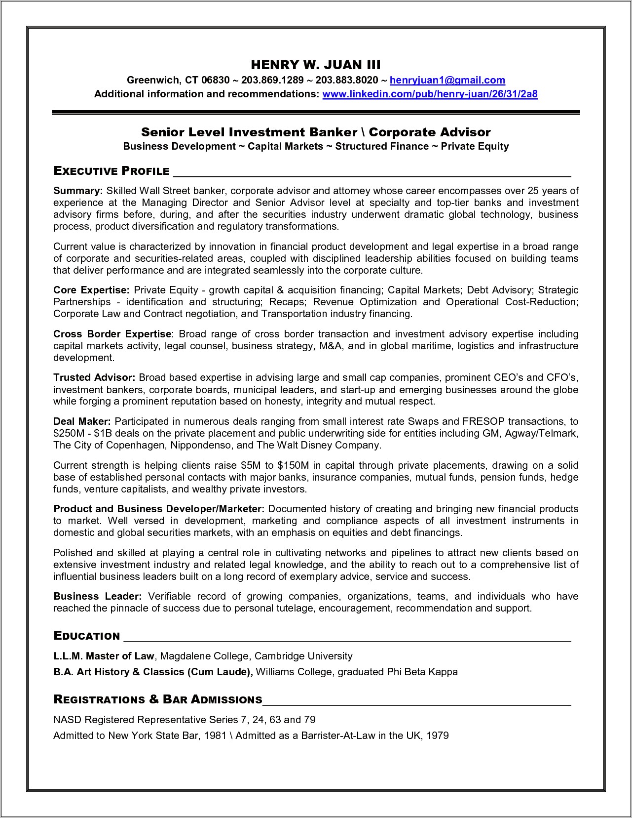 Resumes Careers Several Personal Summary Examples Pub