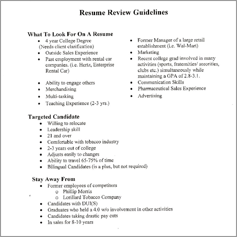 Resumes For Older Job Seekers Without Job Experience