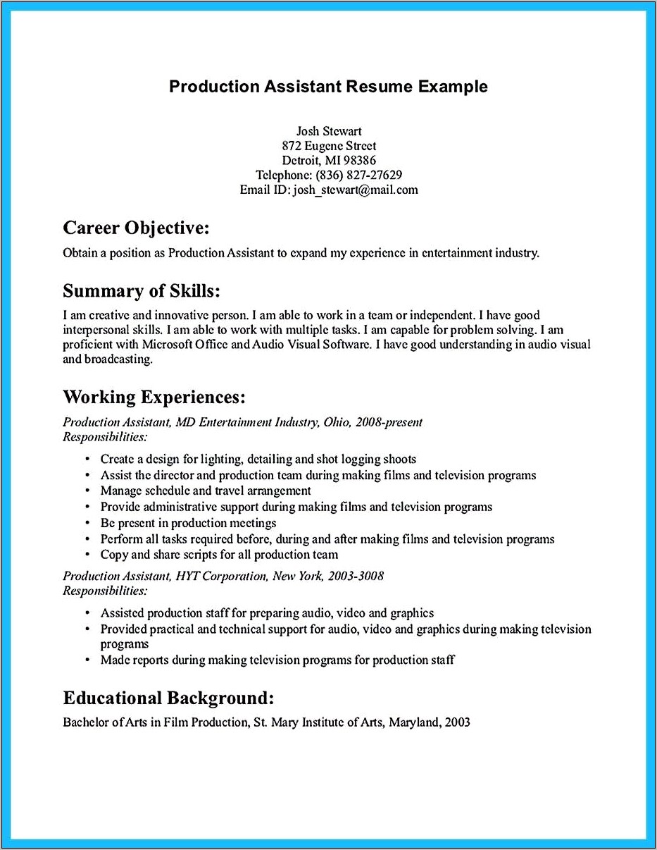 Retail Assistant Manager Resume Profile Summary Examples