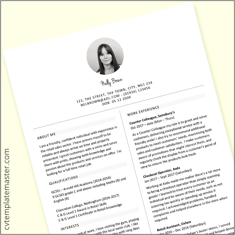 Retail Sales Consultant Job Description Resume