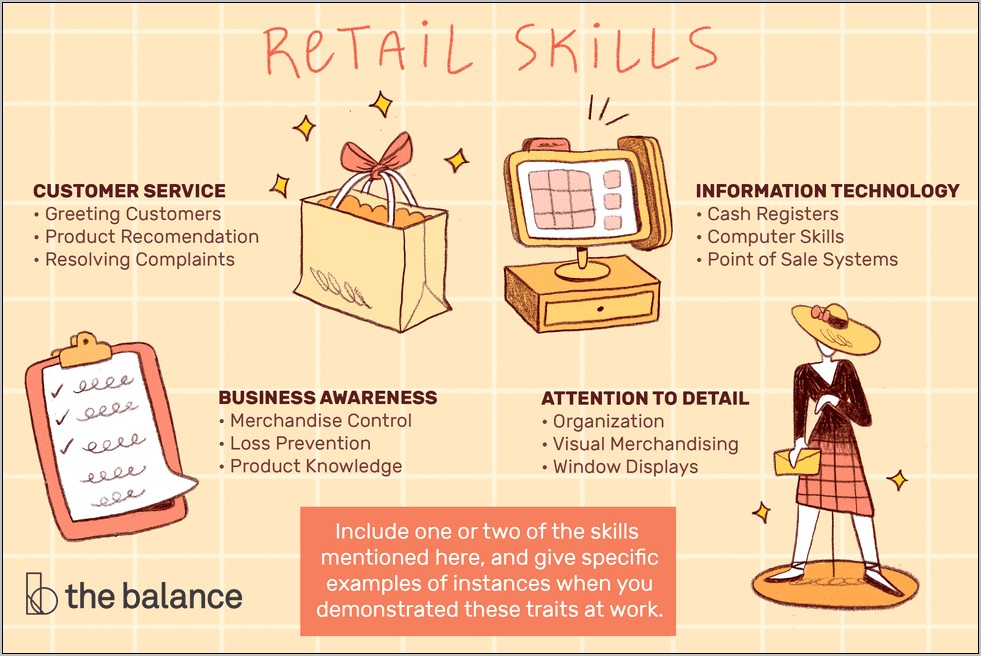 Retail Sales Skills List For Resume