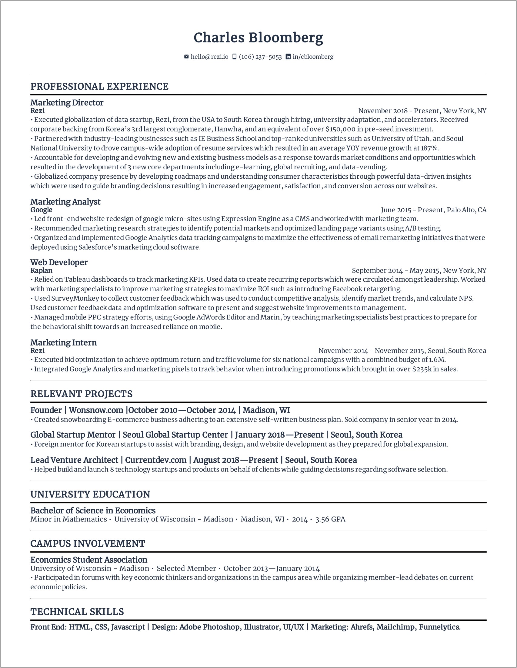 Review Best Free Resume Template Site