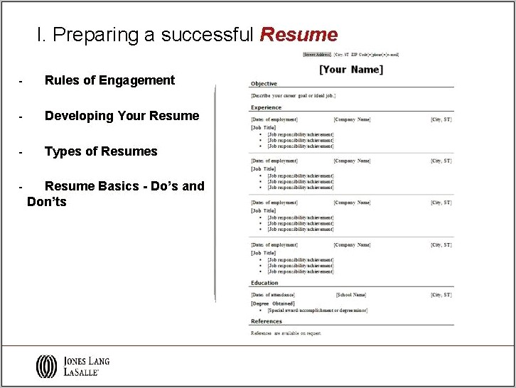 Rules For Experience Dates On Resumes