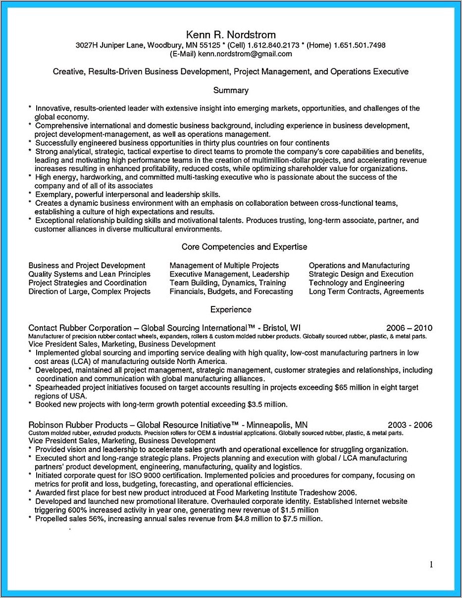 Sales Development Executive Job Description For Resume