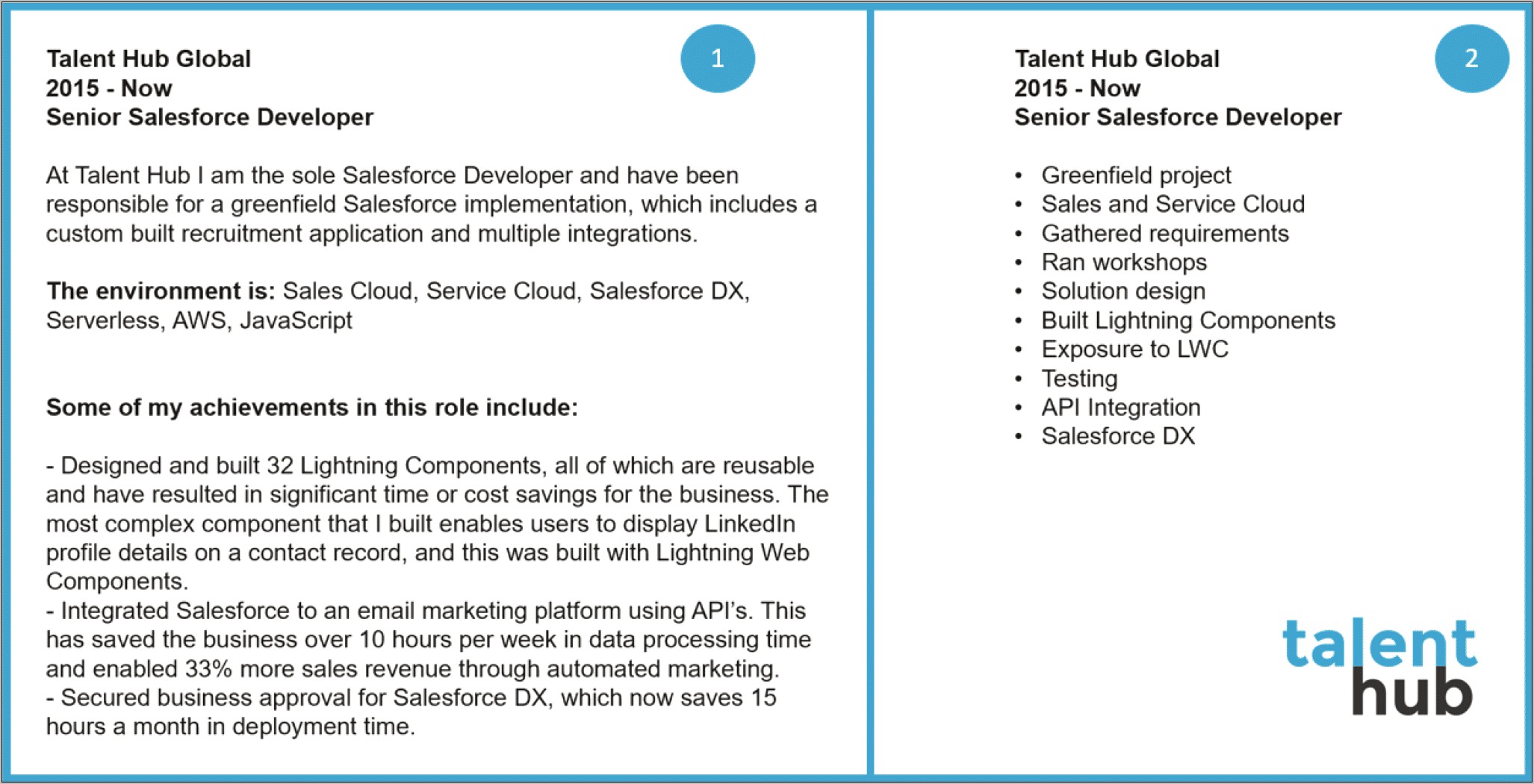Salesforce Sample Resume With Sales Indeed
