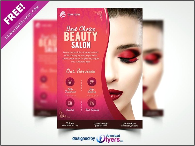 Salon Flyer Templates Free Download Psd