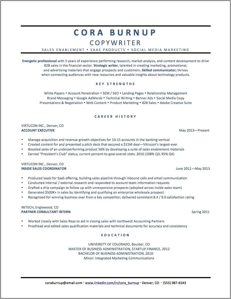 Same Points For Two Jobs In Resume