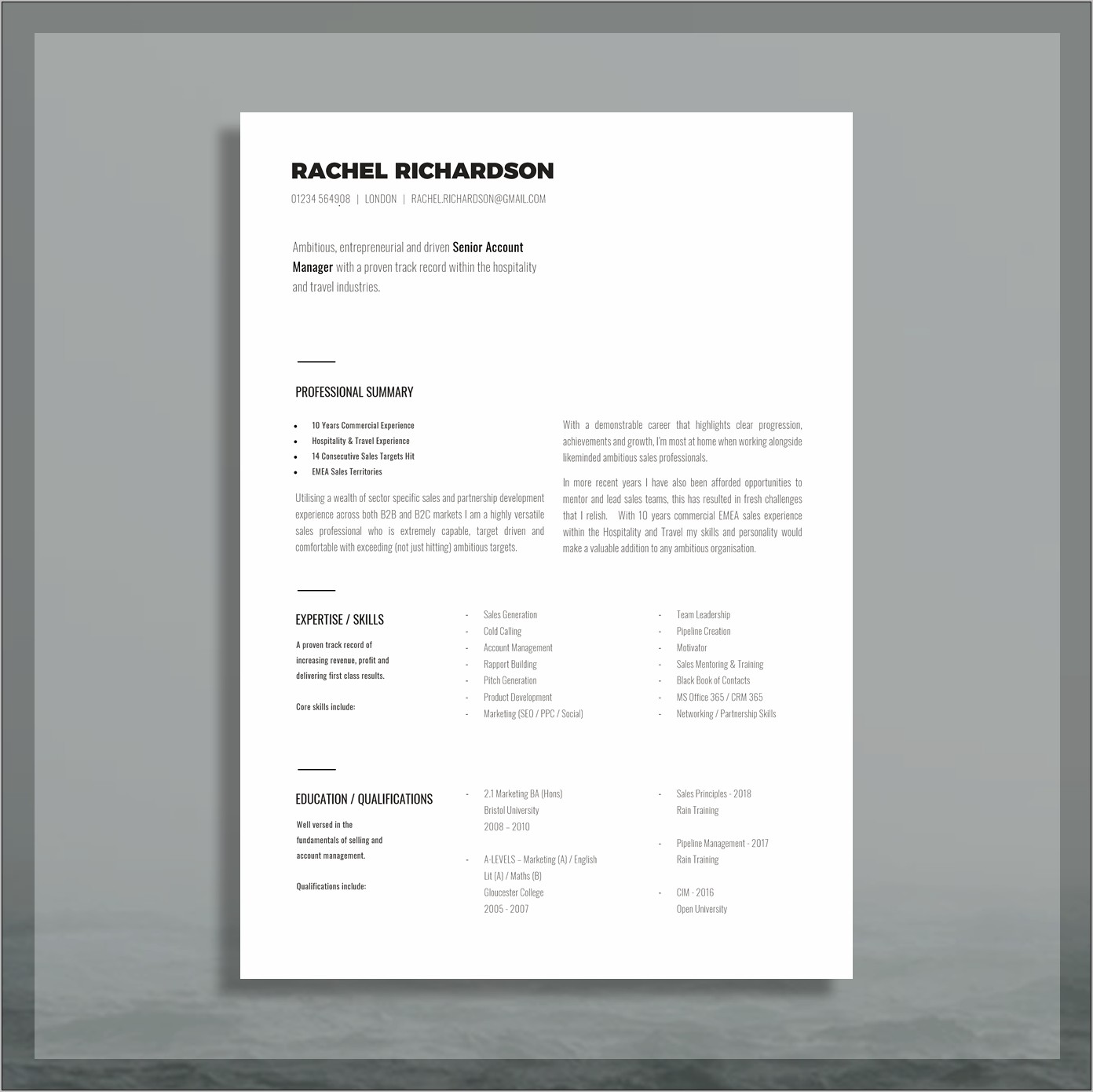 Sample Cover Letter Resume Reference List
