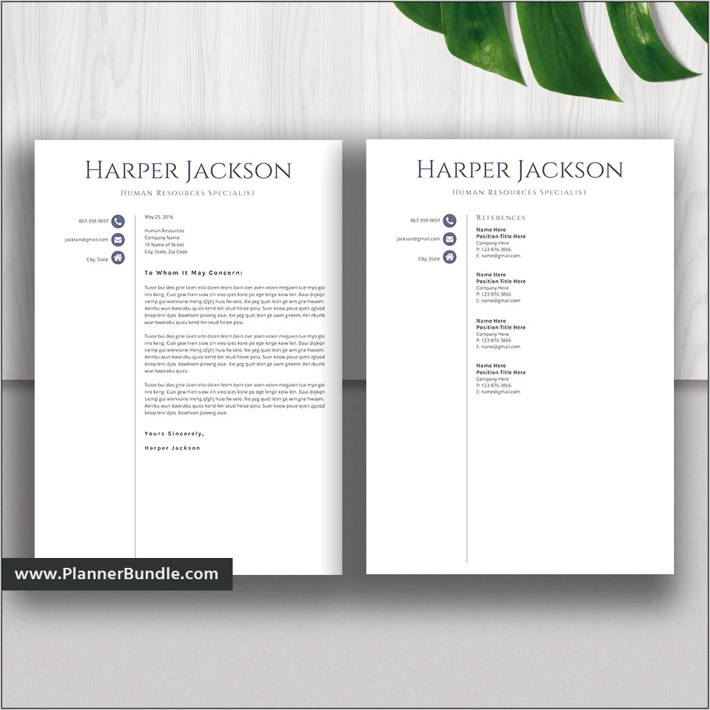 Sample First Page Resume Design Doc