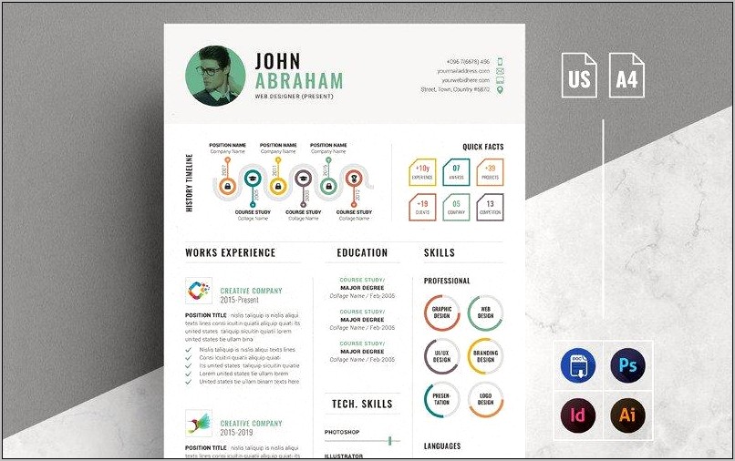Sample Hr Director Infographic Resumes Templates