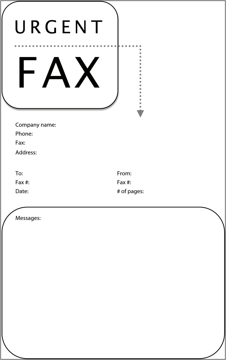 Sample Of Fax Cover Sheet For Resume