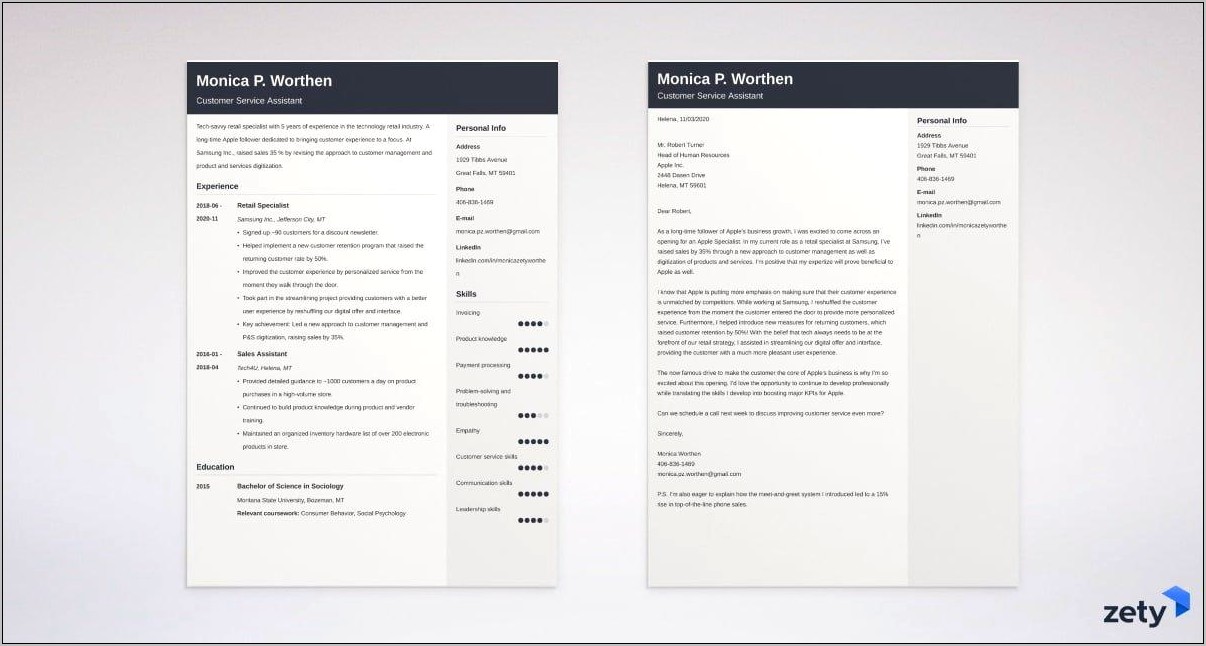 Sample Of Resume Cover Letter With Salary Requirements