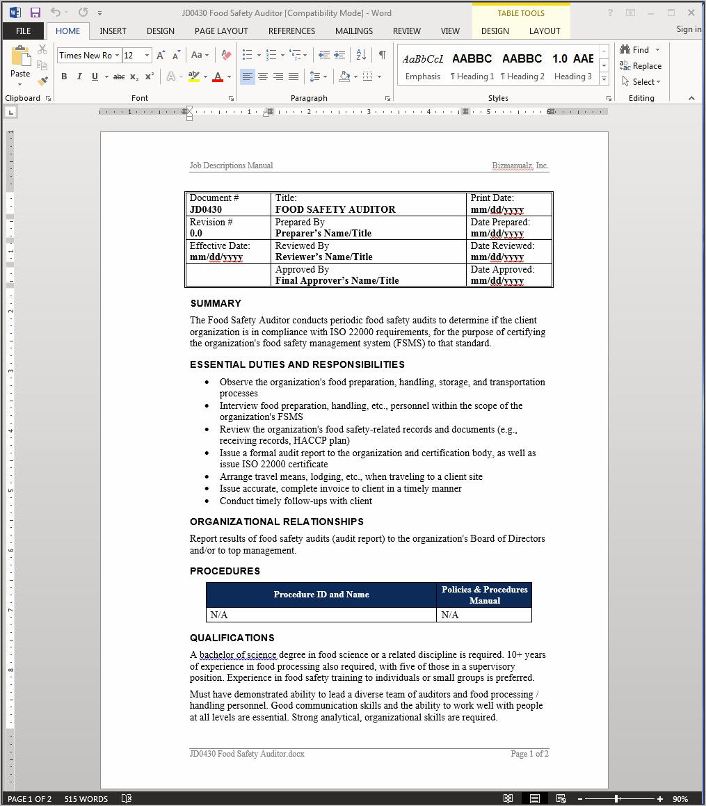 Sample Restaurant Audit Employment Resume Cover Letter