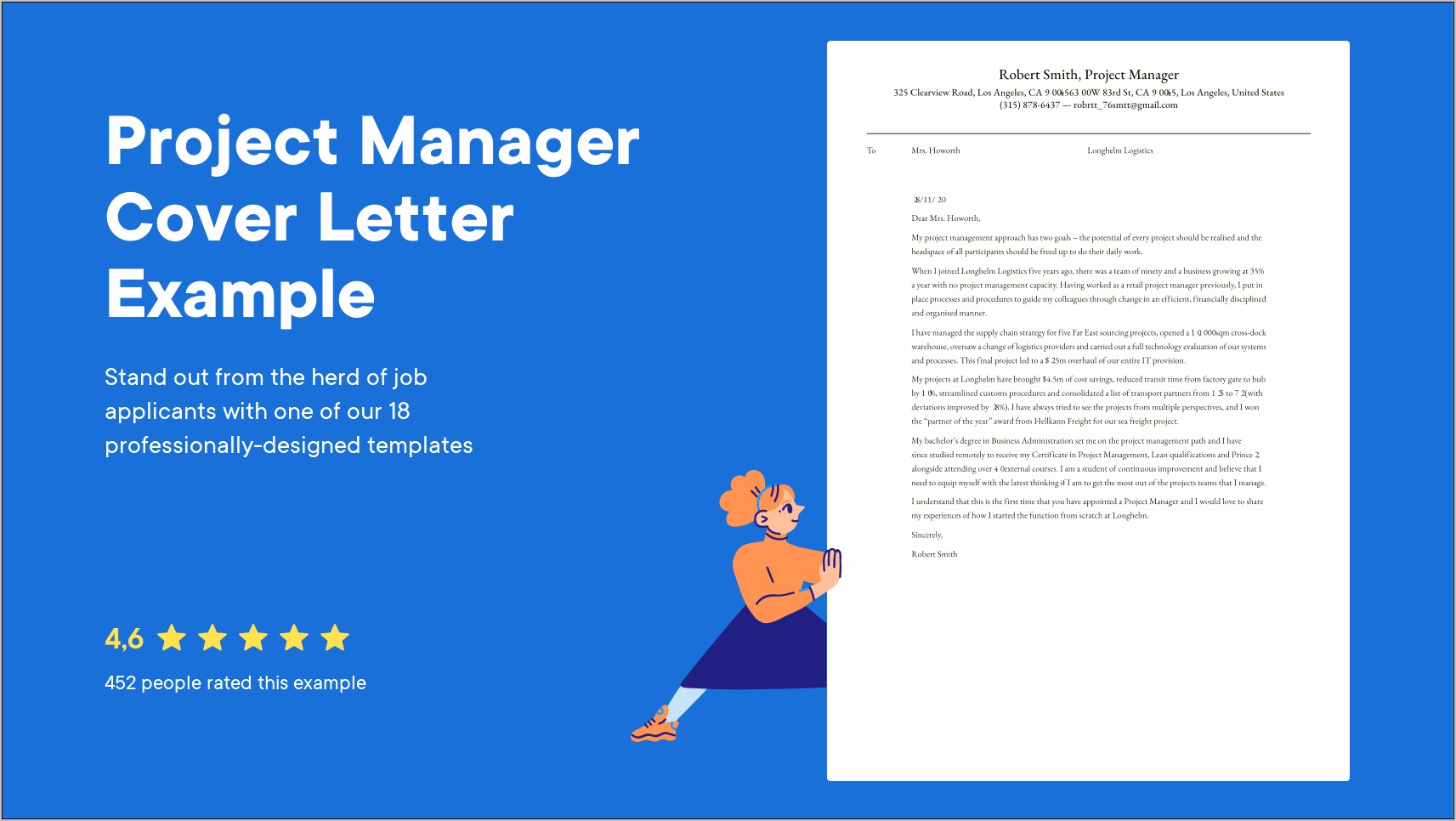 Sample Resume Cover Letter Construction Manager