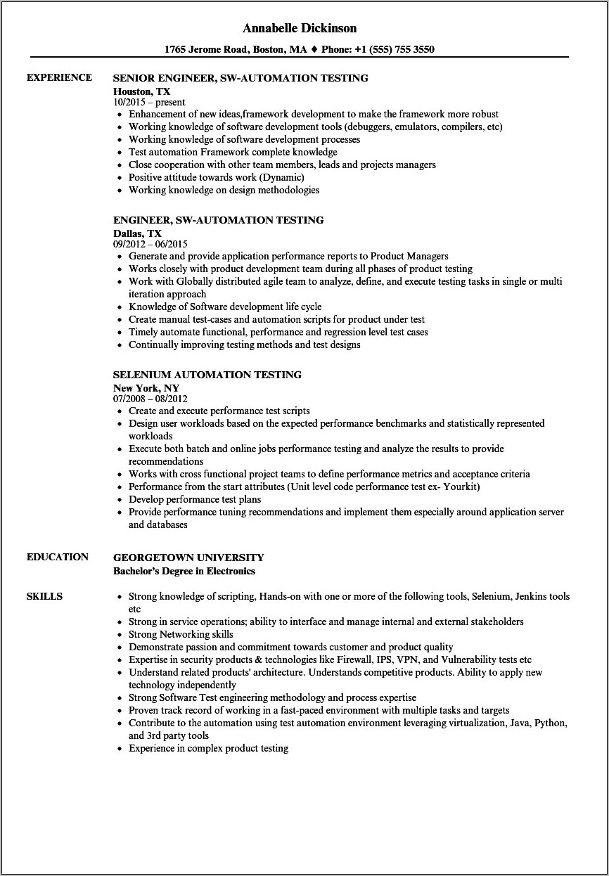 how to write a resume with 2 years experience